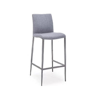 Plata Import Samuel Stool, 26"H, Grey (A-5012C-G)-Bar Stool