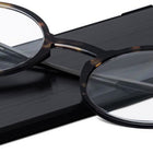 ThinOptics FrontPage Manhattan Reading Glasses - +2.00 Strength - Tortoise with Milano Black Case-Quality: We use the same lens material regularly used in high-end prescription glasses. The lenses are made by one of the most advanced optical lens manufacturers in the world.