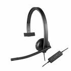 Logitech H570E Mono USB Headset-Adjustable padded metal-reinforced headband