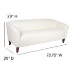 Flash Furniture HERCULES Imperial Series Leather Sofa - White-1.8 High Density Foam