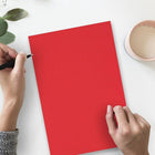 JAM Paper 8 1/2 x 14 Legal Size Recycled Cardstock, Brite Hue Red, 50 Pack-Dimensions: 8.5 x 14