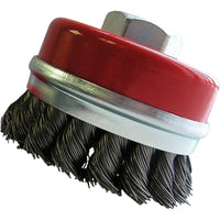 Osborn Bridled Cup Brushes, 3" Dia. x 5/8"-11 Arbor - 3 Pack-Application Type Stainless Steel