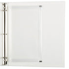 JAM Paper Plastic 3 Hole Punch Binder Envelopes, Zip Closure, 6" x 9.5", Clear, 24 Pack (235731329b)-4