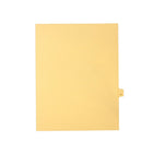 Mark Maker Legal Exhibit Index Tab Buff Single Tabs, 1/26h Cut, Letter Size, No Holes, Letter R, 25 Pack-Buff Single Tabs, 1/26th Cut