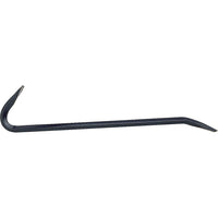 Gray Tools Goose Neck Wrecking Bar, 3/4" Shank X 24" Long, Royal Blue Paint Finish-Shank size (inches): 3/4"