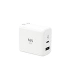 LBT Ultra Fast Mini 42W Dual-port GaN PD Wall Charger (30W + 12W) - White-Reducing our carbon footprint by 30% without sacrificing any power