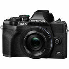 Olympus OM-D E-M10 Mark IV with M.Zuiko Digital ED 14-42mm F3.5-5.6 EZ Lens Kit - Black Body/Black Lens-20.3 Megapixels