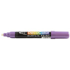 Marvy Uchida Chisel-Tip Acrylic Paint Marker - Metallic Violet - 2 Pack-This acrylic paint ink is water-based and goes on smooth in order to brighten any surface or project