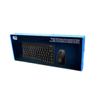 Adesso WKB-1100CB Wireless Spill Resistant Mini Keyboard & Mouse Combo-Micro-switch with up to 6 million times lifecycle