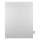 Mark Maker Legal Tabs - Letter Size - White - 1/25th cut - 25 tabs per package - 5 packages Pack - Number 147-White Single Tabs