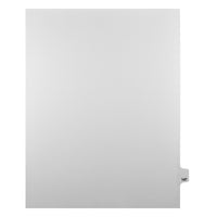 Mark Maker Legal Tabs - Letter Size - White - 1/25th cut - 25 tabs per package - 5 packages Pack - Number 147-White Single Tabs