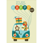 Millbrook Studios 5-3/8" x 7-3/4" It's Your Birthday! Happy Day Greeting Cards and Envelopes, 18 Pack (06082)-Printed on uncoated card stock
