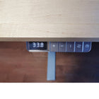 DecentLiving 72" Electric Sit/Stand Desk - Solid Maple-Desktop thickness at 1-1/4 inch