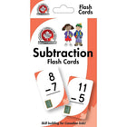Canadian Curriculum Press Subtraction Flashcards-Flashcards that help your child build a strong foundation for success at school