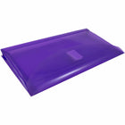 JAM Paper Plastic Envelopes with Hook & Loop #10 Booklet Wallet - 5.25" x 10" with 1" Expansion - Purple - 12 Pack -Size: #10 (5" L x 1" W x 10" H), Great for storing receipts, coupons, bank slips, folded documents, pens, and more! 