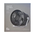 Gry Mattr USB Fan - Black-5.27" L x 5.27" W x 5.35" H