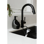 Umbra Joey Ceramic Soap Pump Scrubby, Black (330750-040)-Counter tops