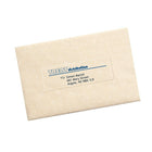 Avery Easy Peel Clear Laser/Inkjet Address Labels, 1-1/3" x 4", 140 Pack (7662)-14 labels per sheet