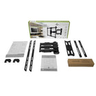 Kanto PS350 Full Motion TV Wall Mount for 37-inch to 60-inch TVs, Black-Accessible tilt mechanism provides 12 degree of forward tilt and 2 degree of backward tilt