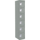 Assembled Lockerette Clean Line Economy Lockers, Locker, 12-Number of Tiers - 6