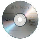 Verbatim CD-R 700MB 52X with Branded Surface - 10 Pack-Recording/Read/Write Speed and Time: High speed 52X recording