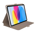 Speck Balance Folio Case for iPad (A16/10th Generation) - Almond Milk/Mocha/Charcoal-Multi-angle stand for all of life’s angles