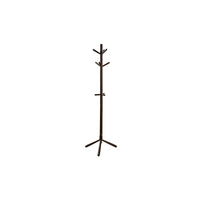 Monarch Specialties 2004 Coat Rack - Espresso Wood Contemporary Style-Organize your home with this contemporary solid wood coat rack. A beautiful lustrous cappuccino finish, and a sturdy pedestal base brings plenty of stylish storage into your living space. Its simplicity makes it easy to create functionality in your entryway, hallway or living room. This triple tiered coat rack is ideal, convenient and a necessity for all.