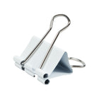 JAM Paper Binder Clips, Medium, 1.25"/32mm, White, 2 Packs of 15-4