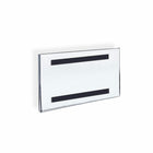 Azar Displays Acrylic Horizontal Wall Mount Sign Holder with Magnetic Tape, 10 Pack (129930)-Clear Acrylic