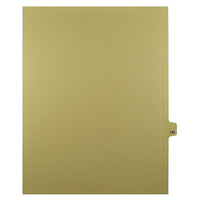 Mark Maker Legal Exhibit Index Tab Buff Single Tabs, 1/25th Cut, Letter Size, No Holes, Number 192, 25 Pack-Buff Single Tabs, 1/25th Cut