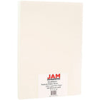JAM Paper Strathmore Legal Paper, 8.5 x 14, Natural White Wove, 100 Pack (2203719139)-Natural white wove