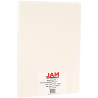 JAM Paper Strathmore Legal Paper, 8.5 x 14, Natural White Wove, 100 Pack (2203719139)-Natural white wove