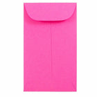 JAM Paper #6 Coin Envelopes, 3 3/8 x 6, Brite Hue Ultra Fuchsia Pink, 1000 Pack-Coin Envelopes