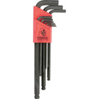 Bondhus Balldrive L-Style Hex Key 9-Pcs Set, 9 Pcs. - 4 Pack-Screwdriver/Hex Key Type: Hex Key