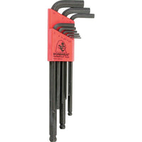 Bondhus Balldrive L-Style Hex Key 9-Pcs Set, 9 Pcs. - 4 Pack-Screwdriver/Hex Key Type: Hex Key