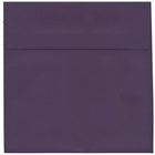 JAM Paper 8.5 x 8.5 Square Envelopes, Dark Purple, 50 Pack (563912527I)-Purple dark base envelope