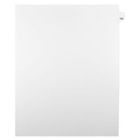 Mark Maker Legal Exhibit Index Tab White Single Tabs, 1/25th Cut, Letter Size, No Holes, Number 102, 25 Pack-White Single Tabs, 1/25th Cut