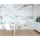 ohpopsi Marble Wall Mural, White-Paste not included