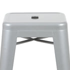 Flash Furniture 30" High Metal Indoor Bar Stool in Silver - Stackable Set of 4-440 lb. Weight Capacity