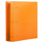 JAM Paper Plastic 3 Ring Binder, 3 Inch, Orange, 4 Pack (821T3org)-4 per pack