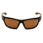 Carhartt Carbondale Safety Eyewear Glasses, Sandstone Bronze, 6 Pack-Flexible rubber nosepiece