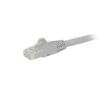 StarTech.com - Câble de raccordement Ethernet Cat6 avec connecteurs antiaccrochements RJ-45, 6 po, blanc (N6PATCH6INWH)-Gaine en PVC blanc pour vos connexions en codes de couleur