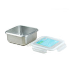 Minimal SQ Stainless Steel Containers - 500ml, 1000ml, 1700ml - Set of 3-Odor and stain-proof