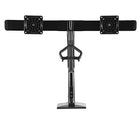 North Bayou 22"-27" Gas-Strut Desktop Dual Monitor Arm with USB Port - Black (F27-B)-Dual screen monitor mount