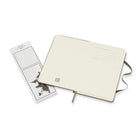 Moleskine Classic Plain Hard Cover Notebook, Black, 7.5" x 10"-Glued binding lays flat