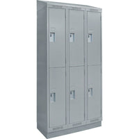 Assembled Clean Line Economy Lockers, Fj206-Number of Tiers - 2