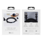 Powerology 10' USB C Braided & Sync Type C to USB A Charger Cable for Smartphones & Tablets - Black-A velcro strap is included