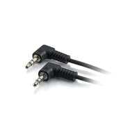 C2G 3Ft 3.5Mm M/M Right Angledstereo Audio Cable (40583)-Colour - Black