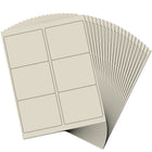 JAM Paper Large Shipping Address Labels - 3-1/3" x 4" - Ivory - 120 Pack -Size: Large (3.3 x 4 inches), Printer friendly labels are easy to create and customize