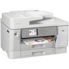 Brother MFCJ6955DW INKvestment Tank All-In-One Inkjet Printer-Advanced security features safeguard docs and the device